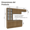 thumbnail image 3 of Cocina Integral Completa Modular Madesa Glamy 270cm MM 16, 3 of 11