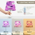 thumbnail image 4 of BZSMCE Table Lamp Creative Cute Bat Pattern Simple Pattern Night Light, 4 of 8