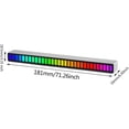 thumbnail image 2 of Sound Reactive LED Light Bar, 32 Bit Colorful Sound Control Music Rhythm Dynamic Display Mood Strip Light for Car, Desktop, Gaming Room Decoration, 2 of 8