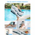 thumbnail image 5 of Beach Towel Gray Blue Ombre Bath Pool Towels Abstract Geometric Sea Wave Absorbent Beach Towel Soft Large Quick Dry Lightweight Camping Travel Sports Yoga Gym Swim Towels for Adult 35x70 Inch, 5 of 9