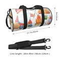 thumbnail image 2 of Balery Gnome Camping Bolsa de Gimnasio para Mujeres y Hombres, Bolsa de Viaje Impermeable, Bolsa de Fin de Semana con Compartimento para Zapatos y Bolsillo Húmedo, 2 of 6