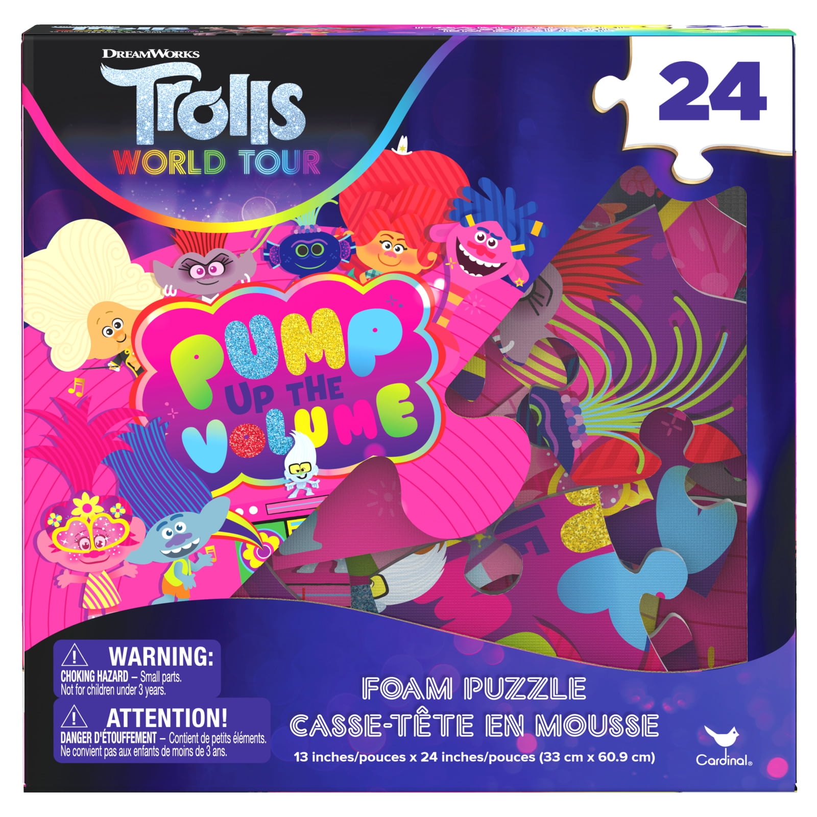 Trolls 2 World Tour Foam Puzzle for Kids Ages 4 and up