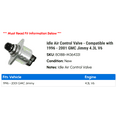 thumbnail image 2 of Idle Air Control Valve - Compatible with 1996 - 2001 GMC Jimmy 4.3L V6 1997 1998 1999 2000, 2 of 2