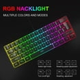 thumbnail image 1 of Teclado para juegos MageGee 60% RGB retroiluminado ultracompacto, 1 of 2