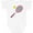 AA-White, variant on Inktastic Pink Tennis Racket and Ball Boys or Girls Baby Bodysuit