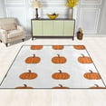 thumbnail image 3 of Non-Slip Area Rug 63x48in Indoor Washable Floor Mats Carpet Printed for Living Room, Bedroom, Home Decor Orange Pumpkin Pattern, 3 of 7