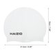 thumbnail image 4 of Gorro de natación impermeable de silicona blanco de 1 pieza, 4 of 5