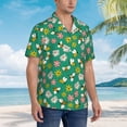 thumbnail image 5 of Haiem Flying Bees Printed Hawaiian Shirt for Men - Men’s Casual Beach Summer Shirts - Stretch Fabric with Modern Fit-Small, 5 of 9