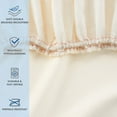 thumbnail image 5 of Host & Home Bulk Fitted Microfiber Sheets - Bedding Essentials for House & Rentals - Full - (Bulk Case of 24) Ivory, 5 of 8