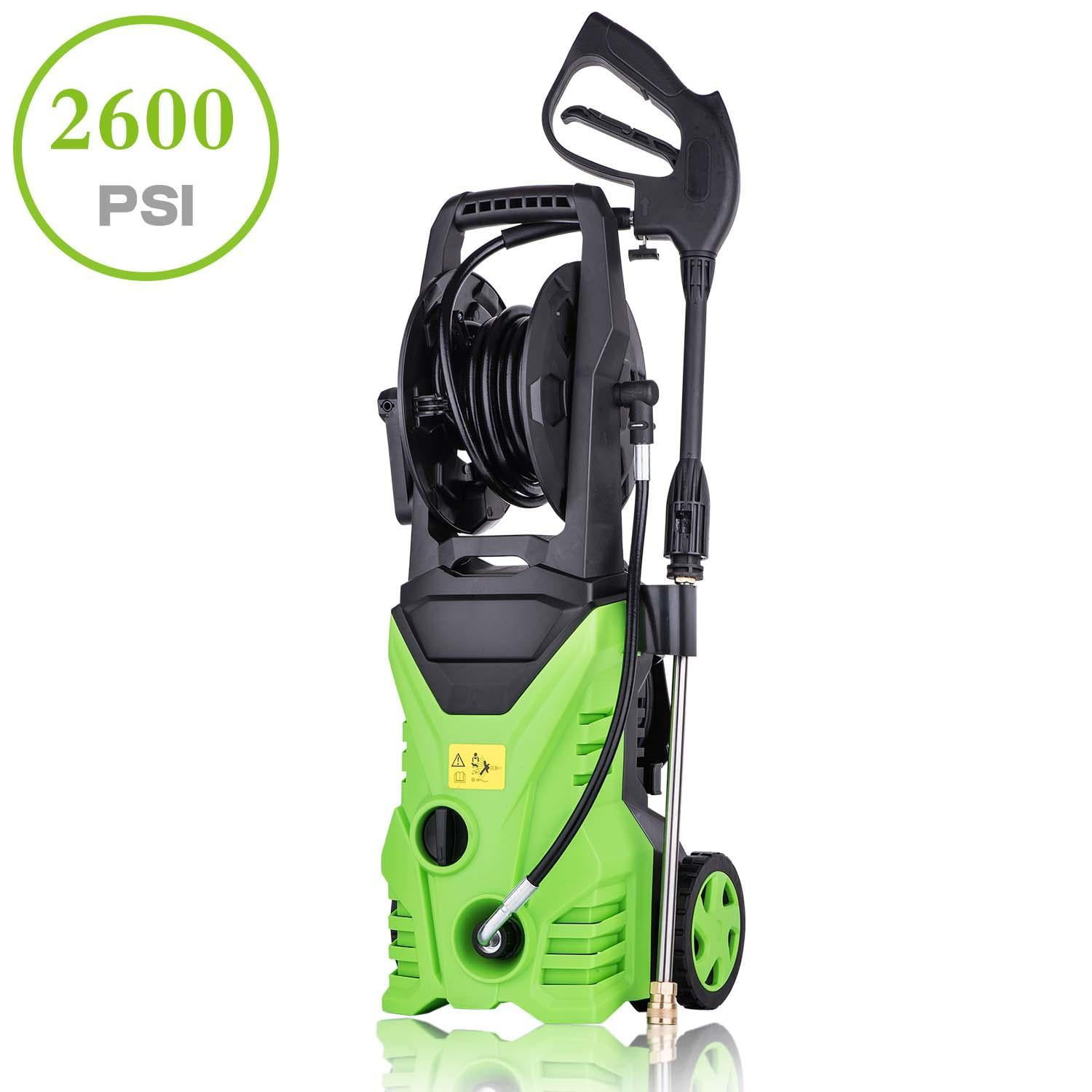 Homdox 3000 Psi Professional Electric Pressure Washer 1 76gpm 1800w Rolling Wheels High Pressure Washer Cleaner Machine With Power Hose Nozzle Gun And 5 Quick Connect Spray Tips Hitc Walmart Com Walmart Com