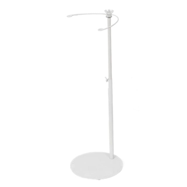 jesticaly Présentoir à Bouquet Base Stable Intérieur Extérieur Hauteur Réglable Support de Bouquet Pratique Blanc 32cm à 60cm