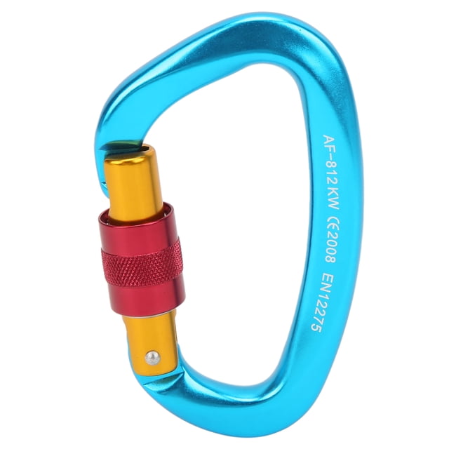 Mosquetones de anillo, mosquetón de escalada, mosquetón de escalada con bloqueo resistente, clip de mosquetón para escalada, valor inmejorable