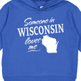thumbnail image 3 of Inktastic Someone in Wisconsin Loves Me Toddler Hoodie, 3 of 4