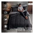 thumbnail image 3 of Set Edredón Matrimonial Xl + Funda De Almohada + Sábanas 7 Pzas Real Textil Nego - Gris, 3 of 8