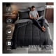 thumbnail image 5 of Set Edredón Matrimonial + Funda De Almohada + Sábanas 7 Pzas Real Textil Nego - Gris, 5 of 8