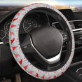 thumbnail image 3 of Lsque Merry Christmas Gnome1 Ultra Soft Car Steering Wheel Cover for Women, Standard 15 inch Size for Truck Van SUV Auto, 3 of 8