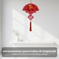thumbnail image 2 of Abbraccia Año Nuevo celestial 2026, decoración de tela en forma de abanico, texto vietnamita, tela de ambiente festivo, 2 of 6