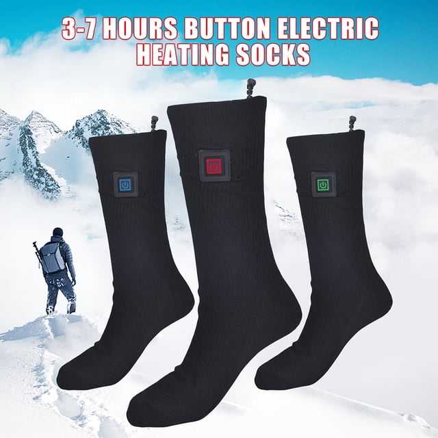 Calcetín de calefacción eléctrica de invierno calentador de pies calcetín calentado (negro ajustable) Ndcxsfigh Nuevos Originales