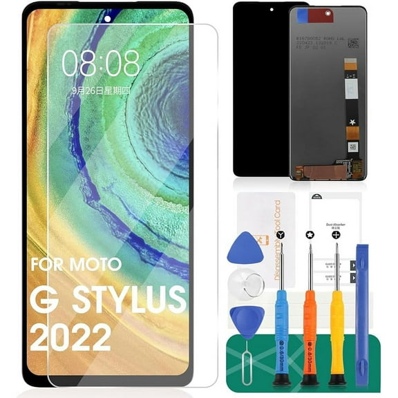 for Motorola Moto G Stylus 2022 Screen Replacement for Moto G Stylus 2022 LCD Screen G Stylus LCD Display XT2211 Touch Digitizer with XT2211-1,XT2211DL Assembly Repair Kits(Not Fit G Stylus 2020 2021)