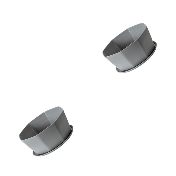 Naiovety Macetas suculentas Maceta artesanal Contenedor de plantas de gran calibre Gris 2Conjunto