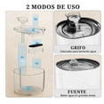 thumbnail image 3 of Fuente para Gatos Bebedero Perro 74oz/2.2l con Luz Filtro, 3 of 4