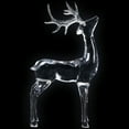 thumbnail image 3 of Northlight Standing Acrylic Deer Christmas Decoration - 15", 3 of 7