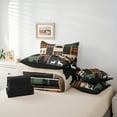 thumbnail image 6 of Homewish Jungle Animal Mbear 7pcs Bedding Comforter Set,Old Barn Door Queen Bedding Sets,Brown Beige Green Queen Sheet Sets For Boys Teens,Luxury Bedroom Decor Reversible, 6 of 8