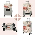 thumbnail image 2 of Travel Luggage Cover Suitcase Protector Fits 18-32 Inch Luggage Wheel Covers Patterned Travel Related Items Flower Luggage Protector Elastic Luggage Anti-scratch Suitcase Cover L, 2 of 5