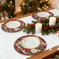 thumbnail image 5 of Deeceymbur Christmas PlaceMatss Non Slip Water Absorbent Tables Matss for Dining Holiday Party Decor, 5 of 6