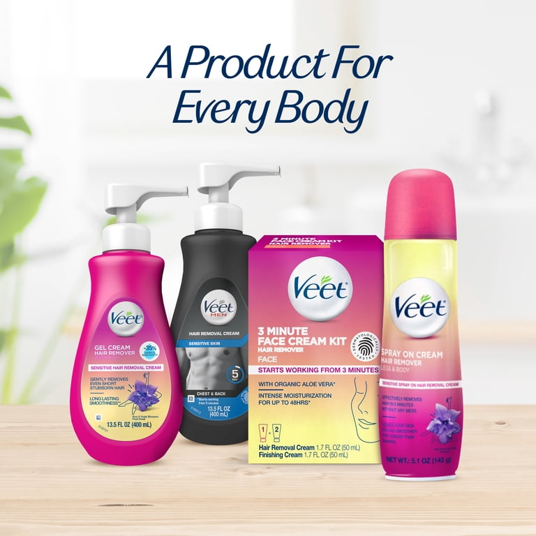 Veet 3 Minute Facial Hair Removal Cream Kit photo 8