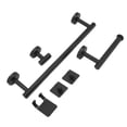 thumbnail image 4 of Towel Bar, Bathroom Towel Holder Matte Black Easy Installation Multipurpose Rust Proof Stainless Steel  For Swimsuits For Showers For Laundry, 4 of 8
