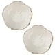 thumbnail image 2 of 2PCS Flower Ceramic Seasoning Dipping Bowl Sakura Design Porcelain Sauce Dish Plate for Condiment Kitchen BBQ (Blanco), 2 of 7
