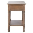 thumbnail image 3 of SAFAVIEH Allura Solid Rustic 1 Drawer Accent Table, Brown, 3 of 7