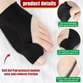 thumbnail image 7 of NOGIS 1 Pairs Bunion Corrector,Orthopedic Bunion Splint,Big Toe Separator Pain Relief,Sleeve for Hallux Valgus Bunion Pain Relief Correction-Hammer Toe Straightener for Women &Men (Black), 7 of 7