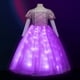 thumbnail image 5 of Vestido de princesa UPORPOR con luces LED, color morado, para niñas, 5 of 5