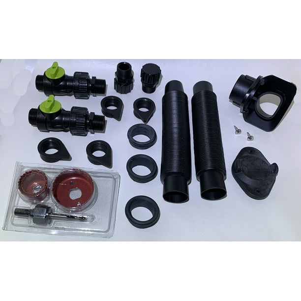 EarthMark, Rain Barrel Kit with Linking Kit to 2nd Rain Barrel