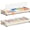 Beige, variant on Under Bed Storage with Wheels, 2 Pack Under Bed Storage Containers, 60L Underbed Shoe Storage with Clear Window & Label, Rolling Under Bed Metal Drawer for Clothes, Shoes, Books, Blankets