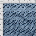 thumbnail image 3 of oneOone Rayon Blue Fabric Geometric Triangle With Chevron Craft Projects Decor Fabric Printed By The Yard 56 Inch Wide, 3 of 4