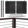 thumbnail image 1 of Tornillos Swager CELYND negros T316 de acero inoxidable, paquete de 100, 1 of 6