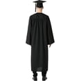 thumbnail image 3 of Toga y birrete de graduación para adultos, talla XL, color negro, unisex, 2023, 3 of 5