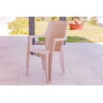 thumbnail image 2 of Sanchia Eterna Rattan Resin Chair Color Beige for Adults, 2 of 5