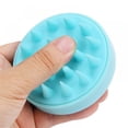 thumbnail image 2 of Brush Silicone Head Washer Brush, Handheld Shower Scalp Scrubber Cleansing Brush for Removing Dandruff, 2 of 5