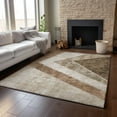 thumbnail image 6 of Addison Rugs Mayfield Washable Transitional Geometric Brown Rectangle Rug, 10' x 14', 6 of 6