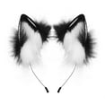 thumbnail image 1 of GPOECD Handmade Wolf Ears Headband Party Accessory for Festive Dress Up Clear,One Size, 1 of 2