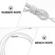 thumbnail image 3 of OULII 4Pcs White Rubber Rope Accessories Replacement Cord for Deck Chair Chaise Longue, 3 of 5