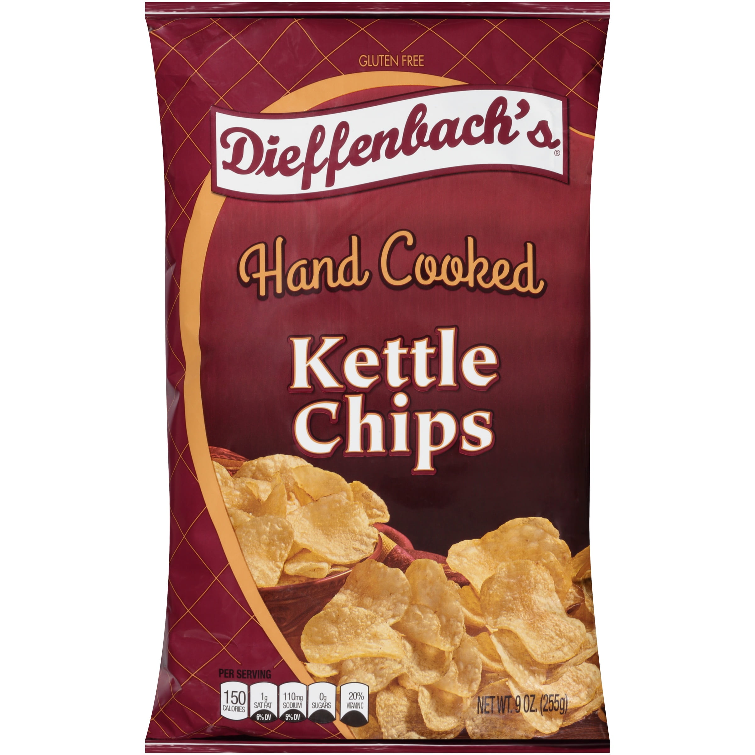 Dieffenbach's Hand Cooked Kettle Chips, 9 Oz.