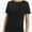Black, variant on Womens Short Sleeve Basic Shirts Crewneck Tees Loose Fit Fashion Tops Casual Summer Clothes
