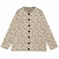 thumbnail image 5 of NMMUED Christmas Sweaters Christmas Cardigan Printed Cardigans for Women Christmas Cardigan Sweaters for Women Casual Outerwear Funny Christmas Sweater Knit Sweater Khaki M, 5 of 6