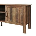 thumbnail image 6 of Home Design Topeka 55" TV Stand with Open Shelves and Storage Compartments, Modern Rustic Design for Living Room, Vintage Oak, 6 of 9