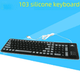 thumbnail image 3 of Teclado de silicona suave plegable, resistente al agua y al polvo, con 103 teclas, con cable USB, para ordenador portátil o de escritorio, universal, de silicona, 3 of 6